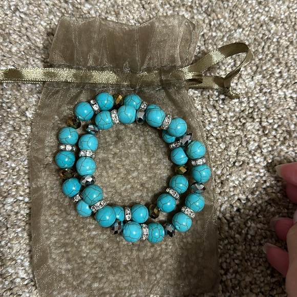 Two Teal Bracelets - Picture 3 of 4